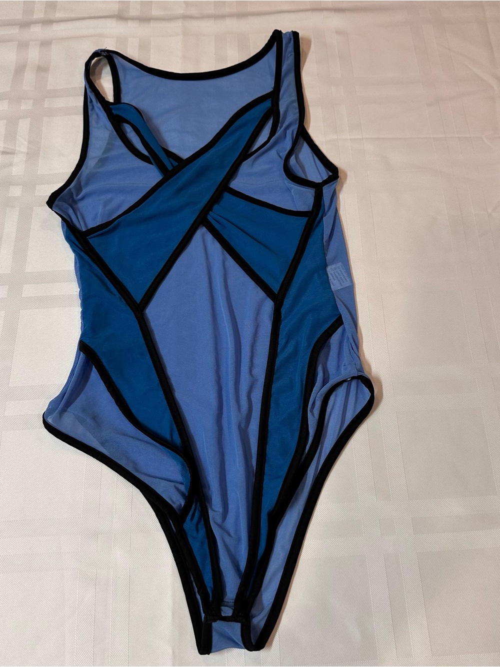 Rare Marie Mur "Blue Grace"
Sheer Mesh Bodysuit L